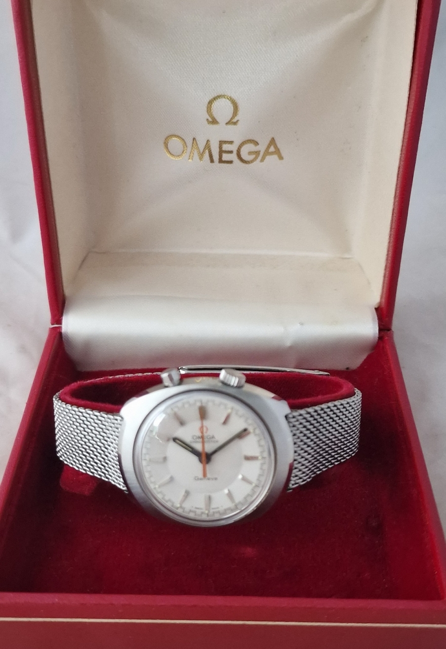 1970 Omega Drivers Chronostop, Box & Papers