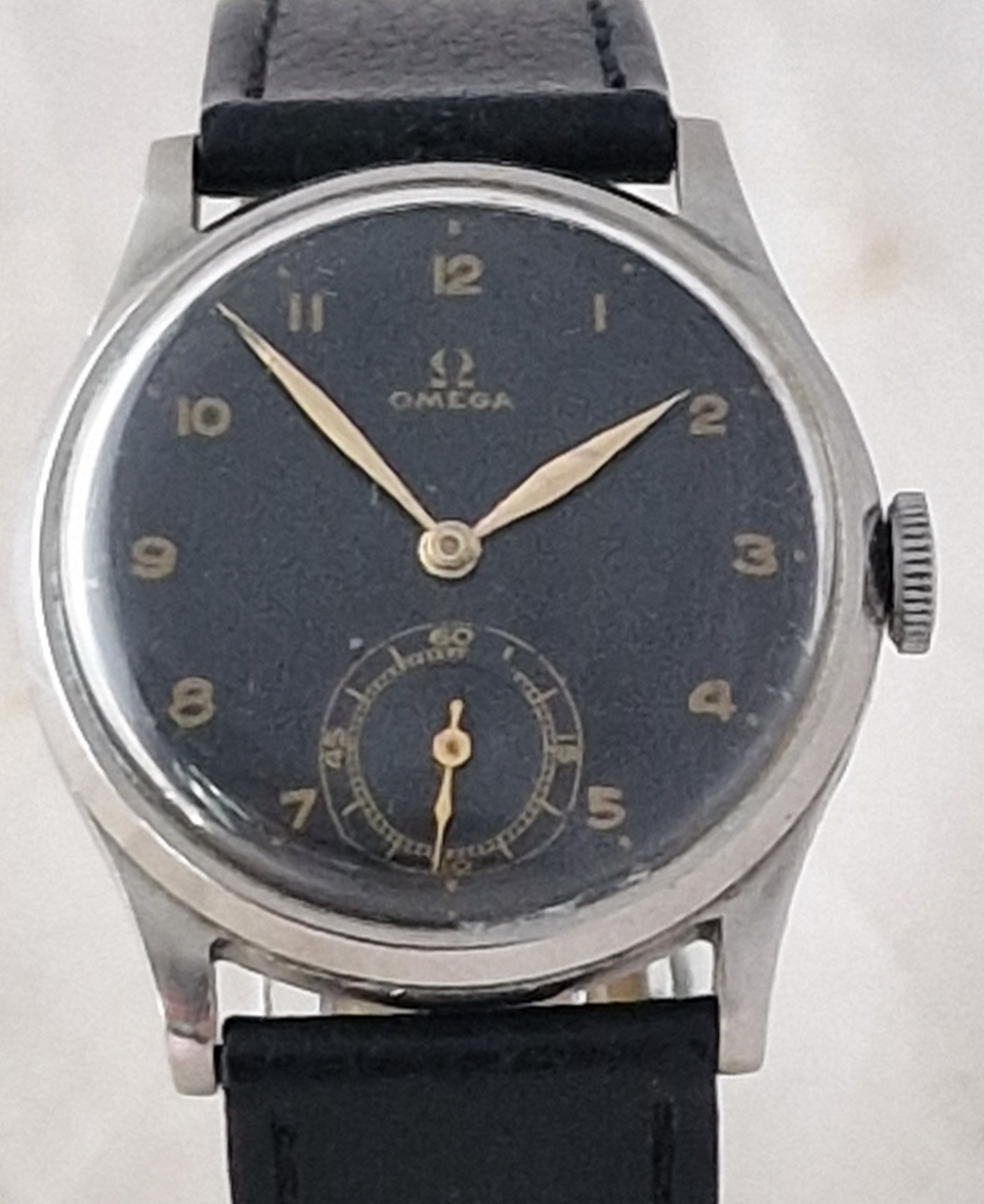 1944 Omega Black Dial