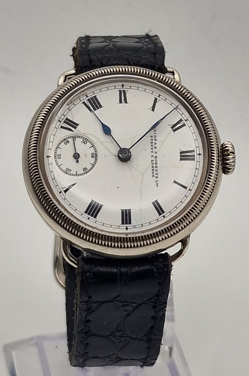 A 1934 Omega Pilots Wristwatch