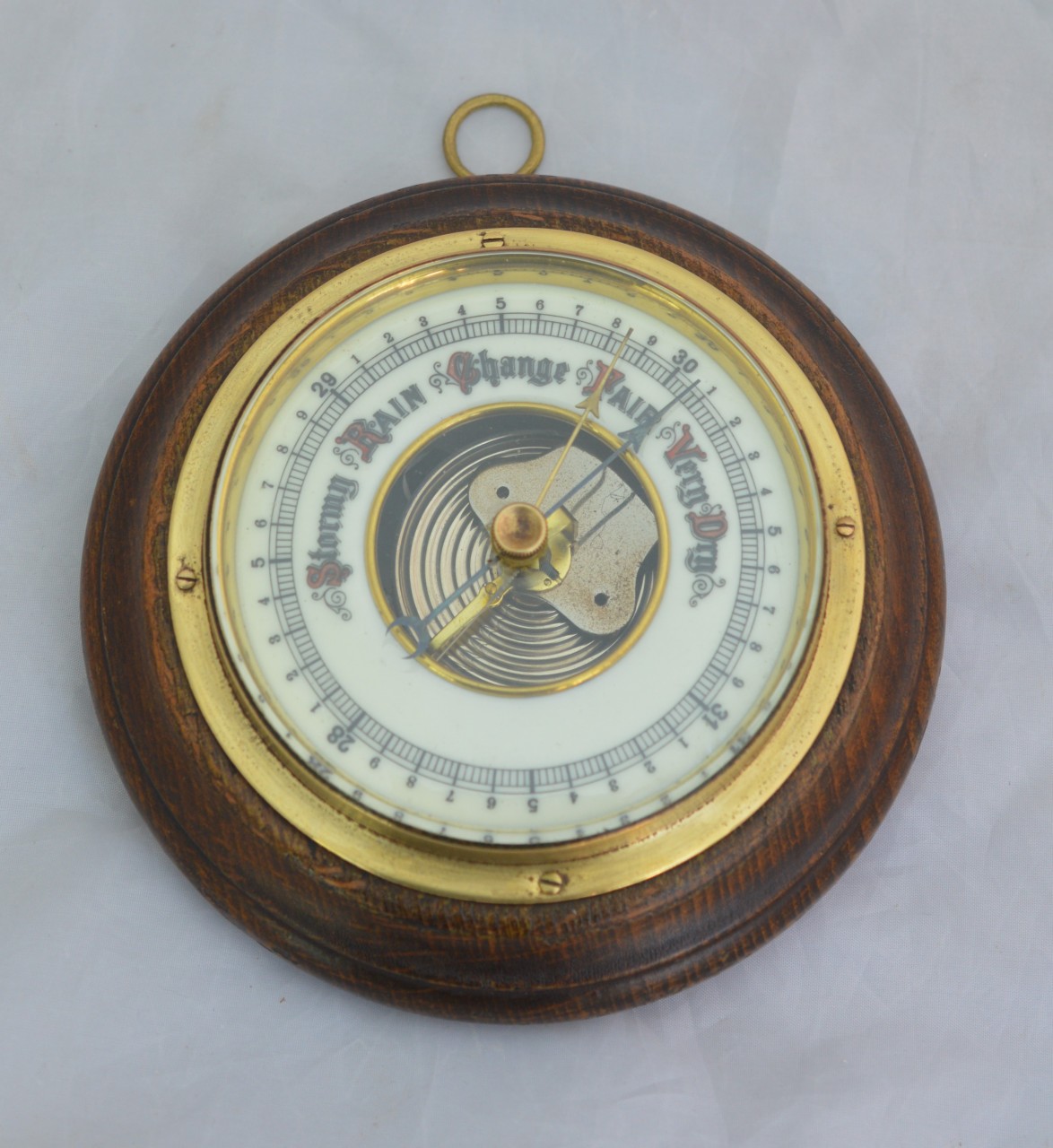 Edwardian Aneroid Barometer, Visible Mechanism Blog