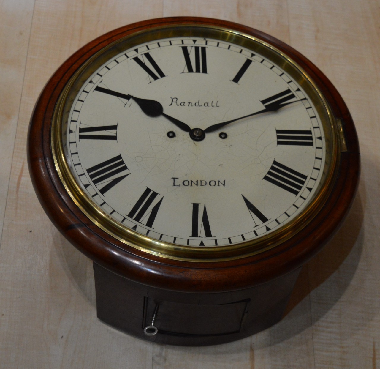 W Randall, London Twin Fusee Dial Wall clock Blog