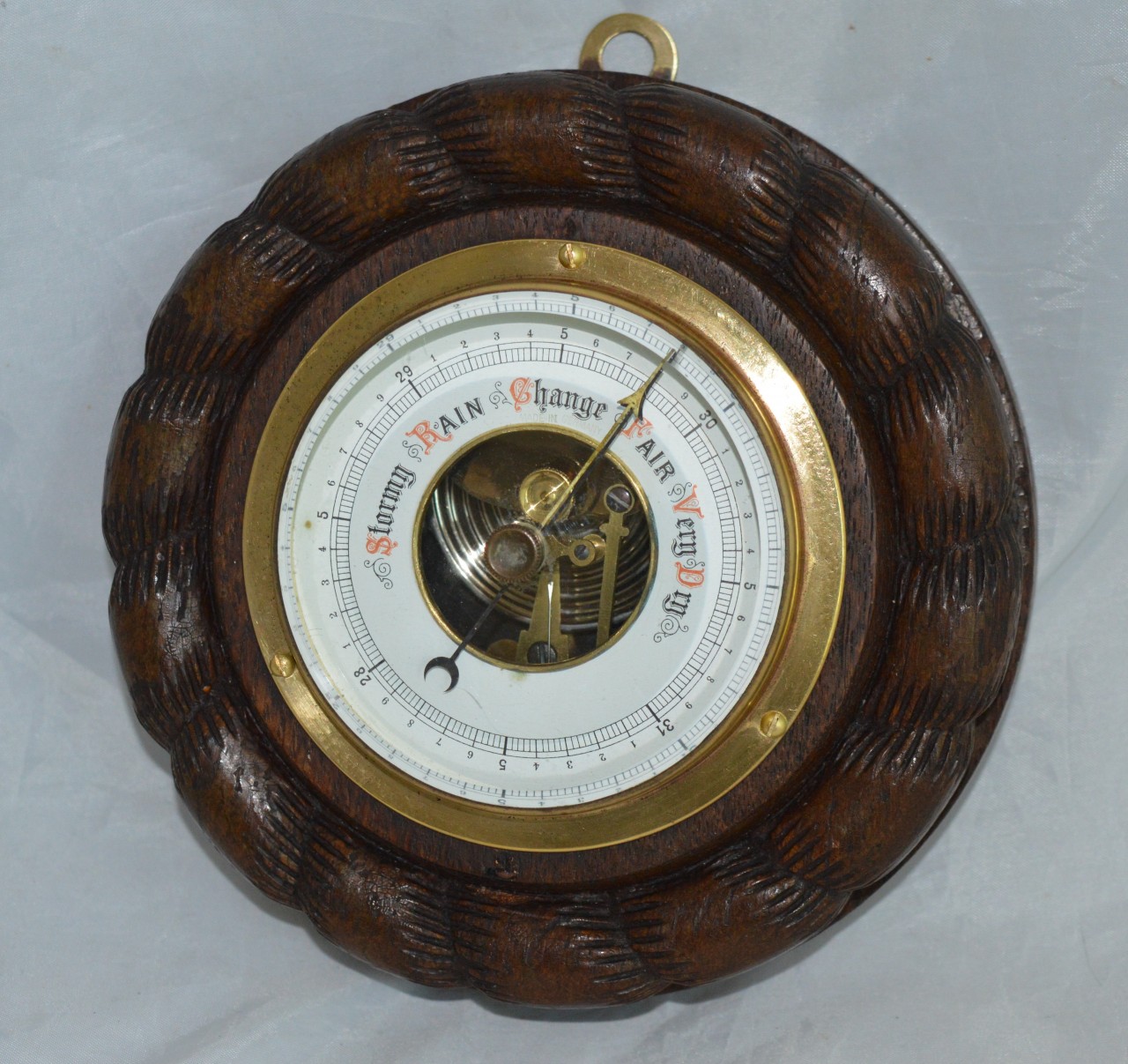 Edwardian Visible Mechanism Aneroid Barometer Blog