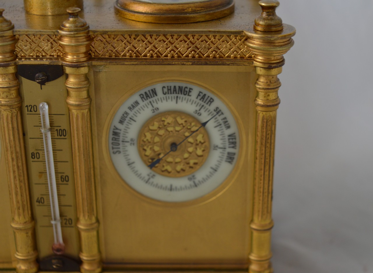 A Carriage clock barometer combination Blog