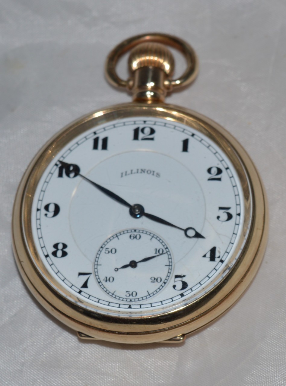 Illinois Watch Company Gold Plated Pocket Watch Blog