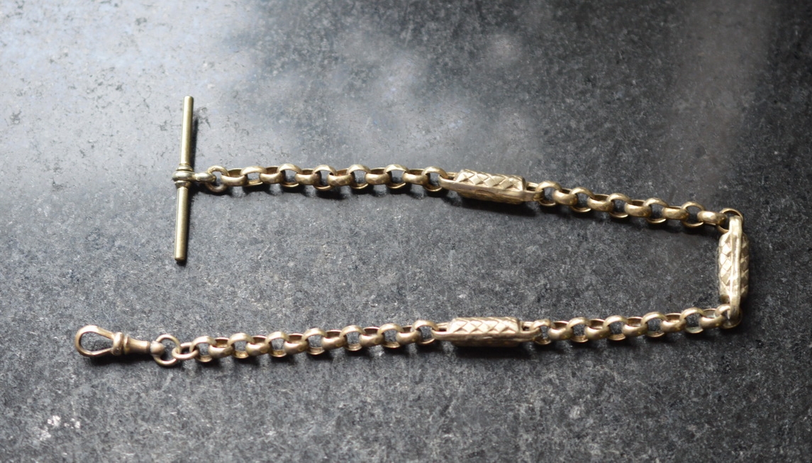 Fancy Link Block Silver Plate Pocket Watch Chain Blog