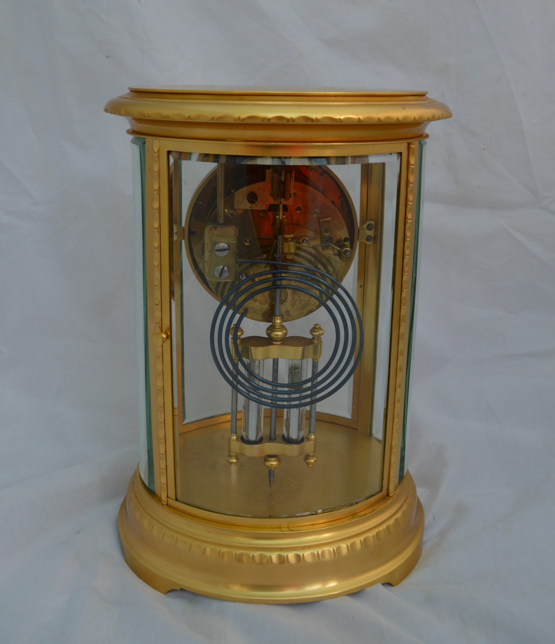 Oval 4 Glass Mantel clock Blog